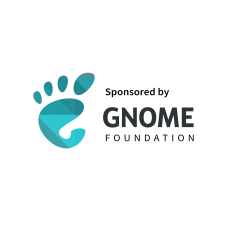 “Sponsored by GNOME Foundation” badge